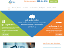 Tablet Screenshot of fairfaxdatasystems.com